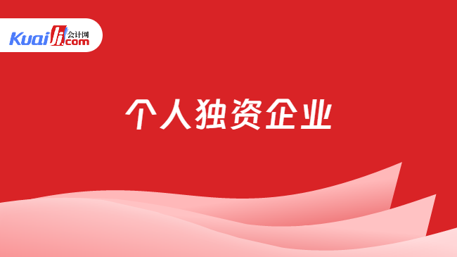 个人独资企业